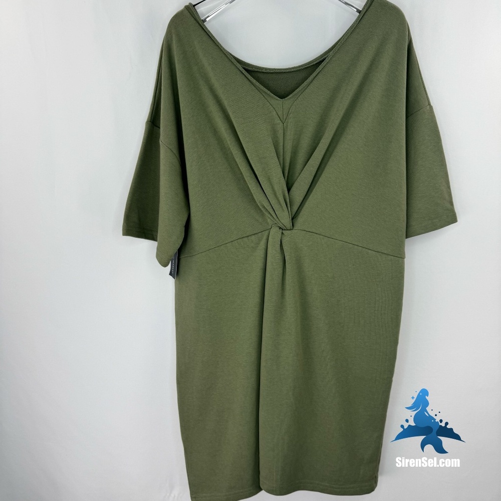 1262 NWT MELROSE AND MARKET T-Shirt Dress – S – Olive Green - Picture 9 of 16